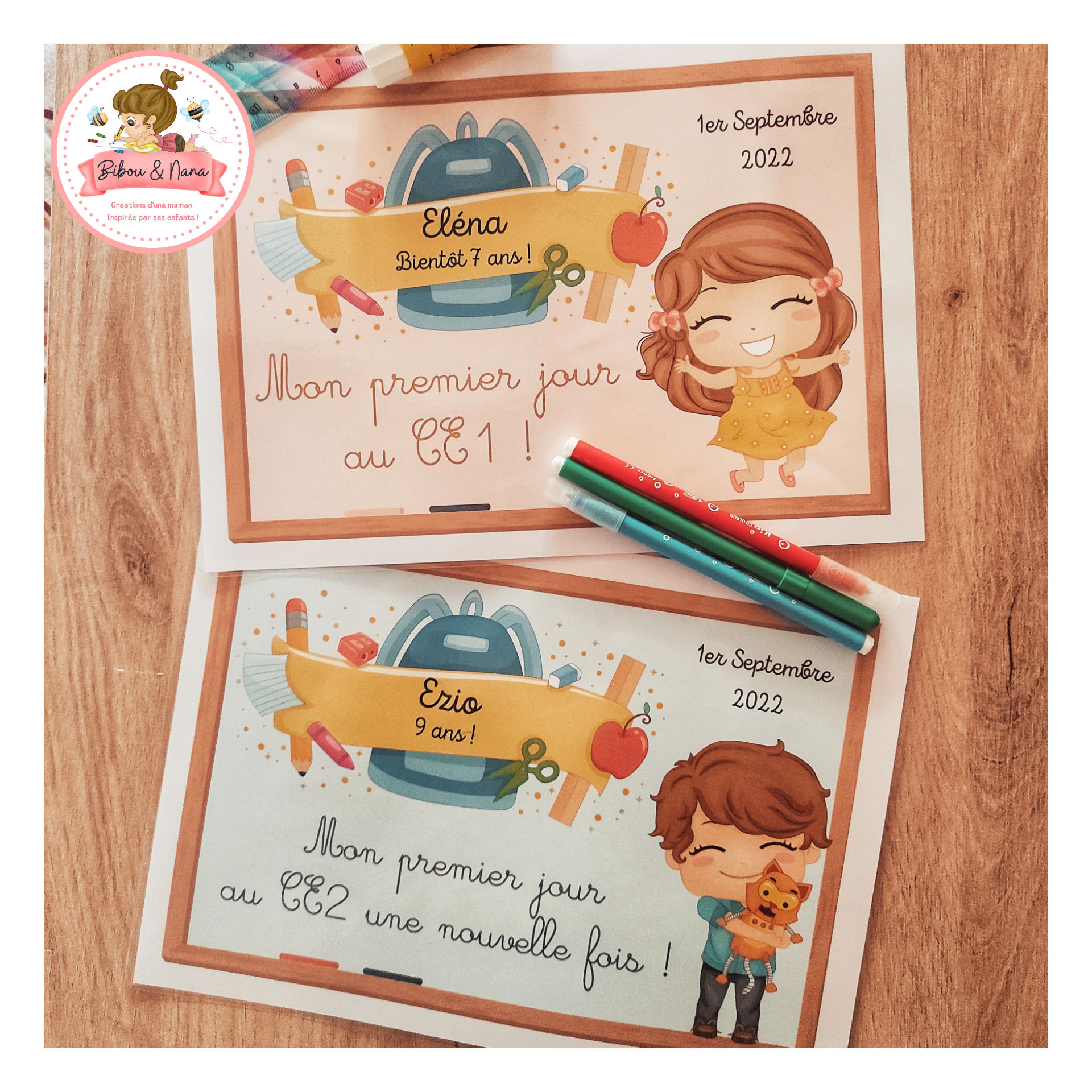 Affiche début d'année - TELECHARGEMENT NUMERIQUE -