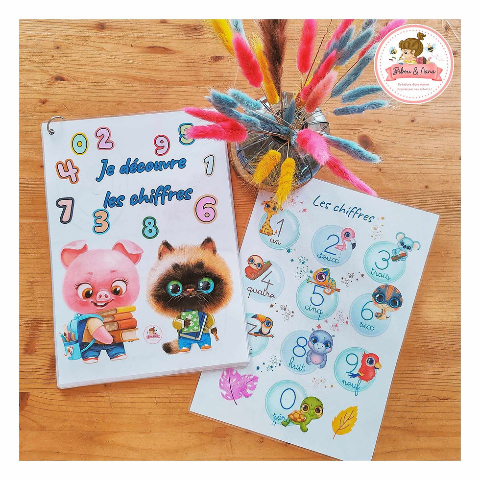 Livret d'activités "Je découvre les chiffres"