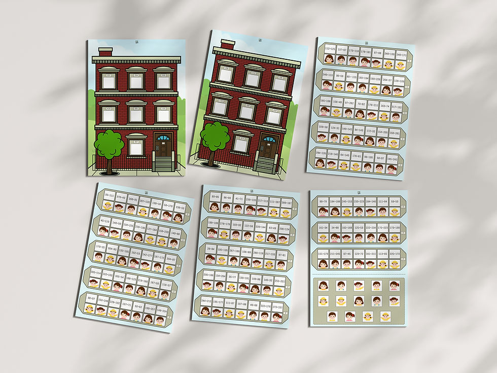 Apartman Temalı Üç Basamaklı Sayı Elde Etme Oyunu