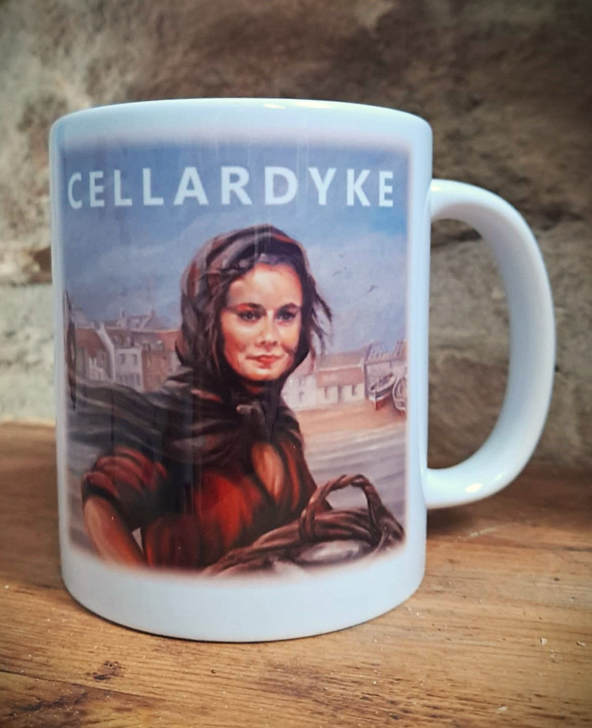 Cellardyke fisherlass mug