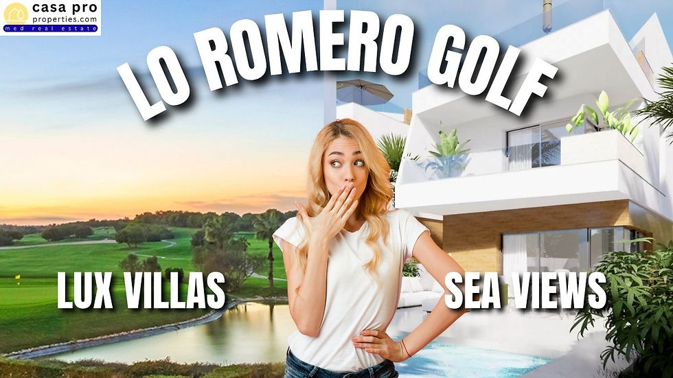 Golf Course Home - New Build - Lo Romero Golf - Villa