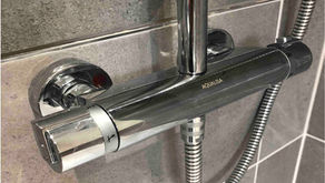 Is a thermostatic shower bar valve compatible with a combination boiler?