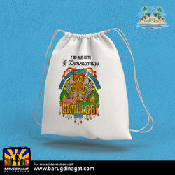 Drawstring bag White 1