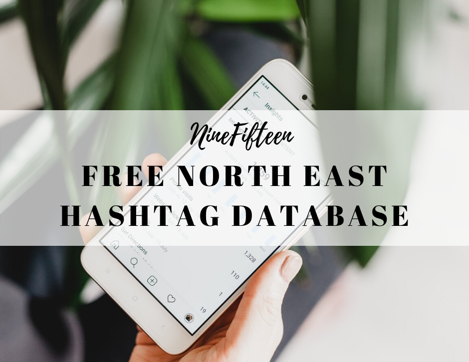 FREE NORTH EAST OF ENGLAND HASHTAG DATABASE COVER IMAGE BY NINEFIFTEEN