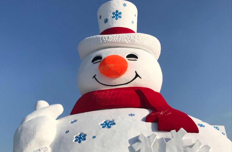 Harbin Ice Snow Festival Big Snowman