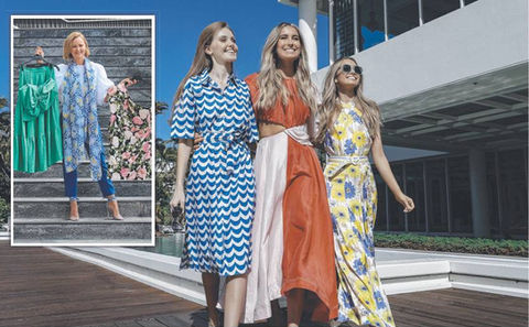 Louise Chambers Stylist in Gold Coast Bulletin newspaper article with models for Pacific Fair