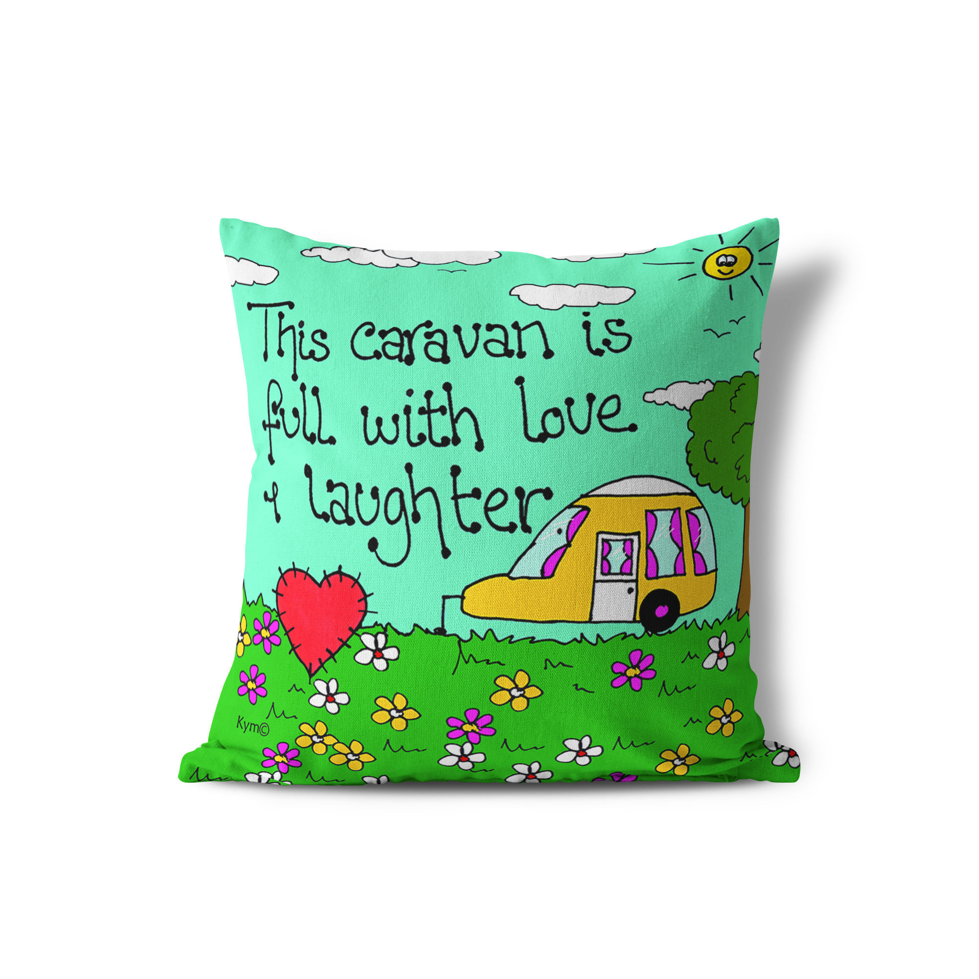 I love my caravan CUSHION