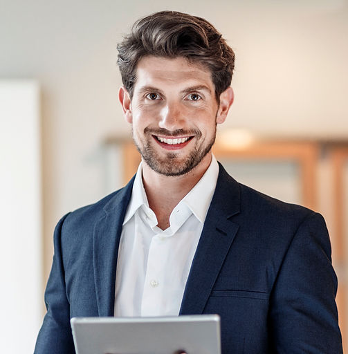 Empresário confiante