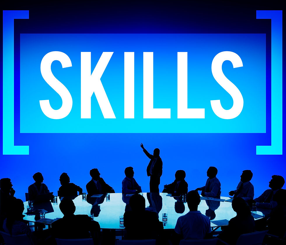 Skills are crucial for staff