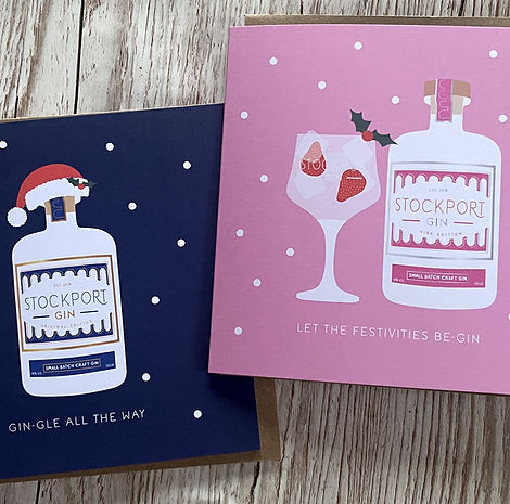 Christmas card design and illustration for Stockport Gin.jpg