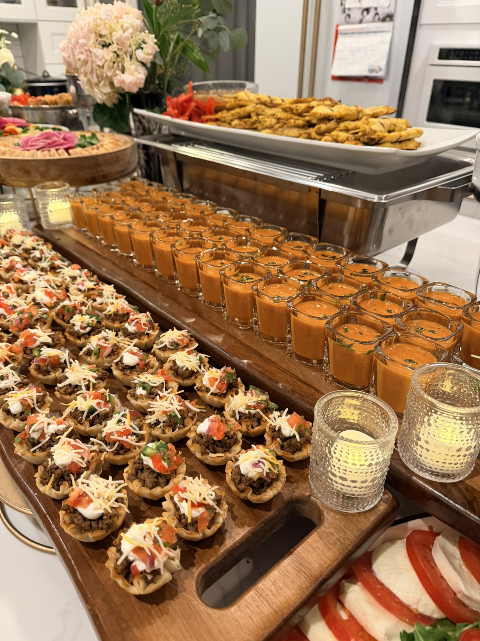 Arranged Food and Objects