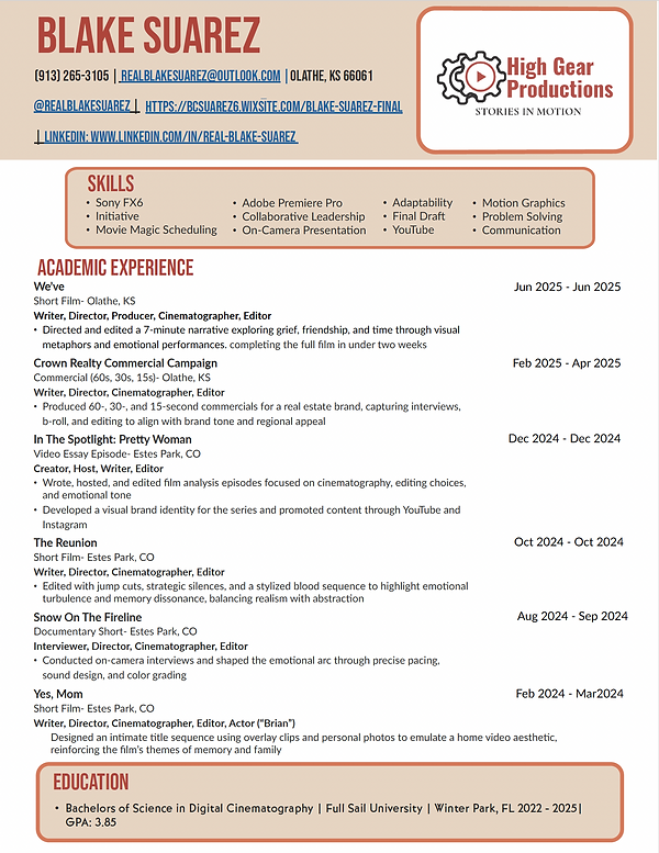 Resume Screenshot