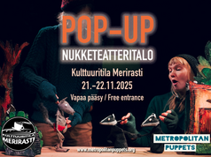 POP-UP Nukketeatteritalo Merirastissa