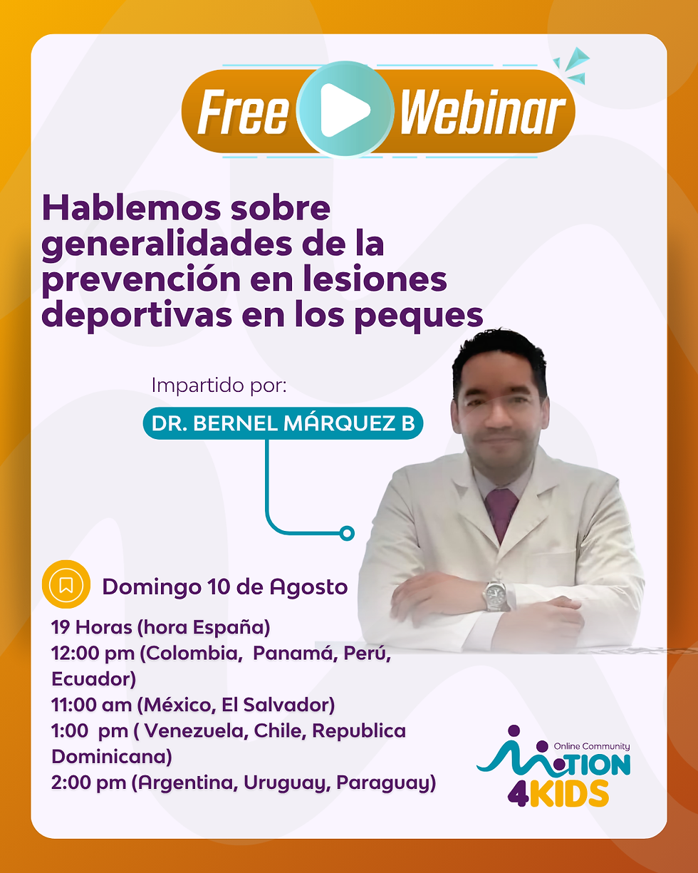 Hablemos sobre generalidades de la prevención en lesiones deportivas en los peques