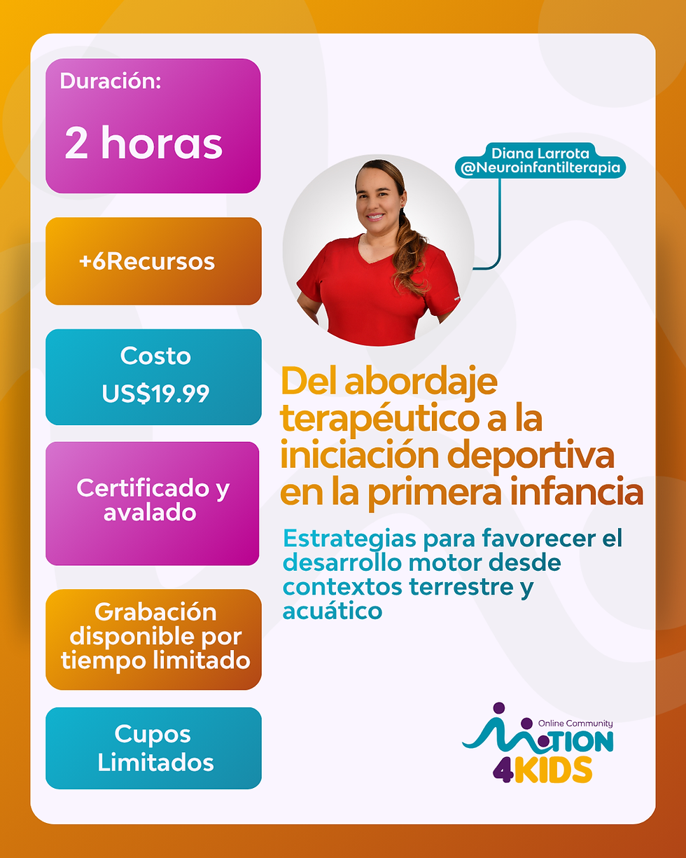 Del abordaje terapéutico a la iniciación deportiva en la primera infancia