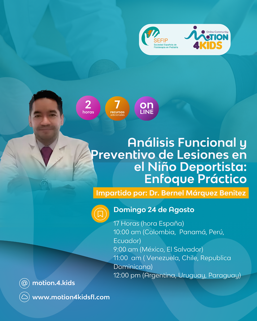 Análisis Funcional y Preventivo de lesiones en el niño deportista.