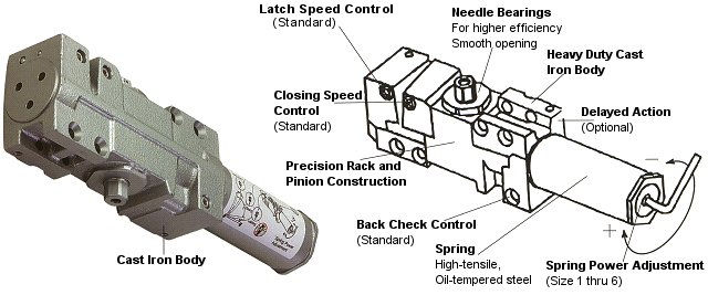 Miniatura: LCN 4041XP Heavy Duty Door Closure