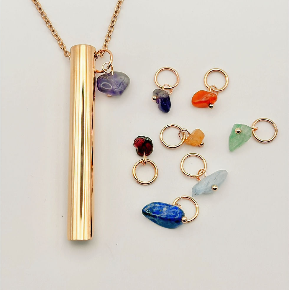 Crystal add-ons for ChaLuMu Stop Smoking Anxiety Relief Necklaces
