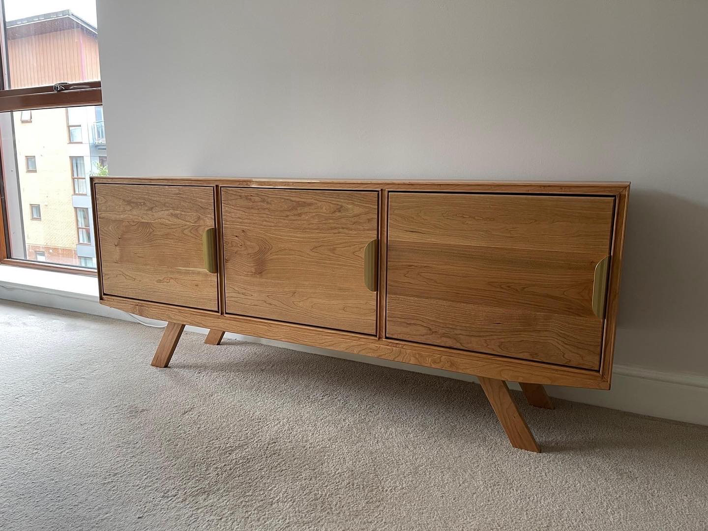 Cherry Mid Century Side Board