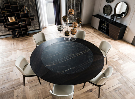 Hello Skorpio Wood Round. From Cattelan Italia.