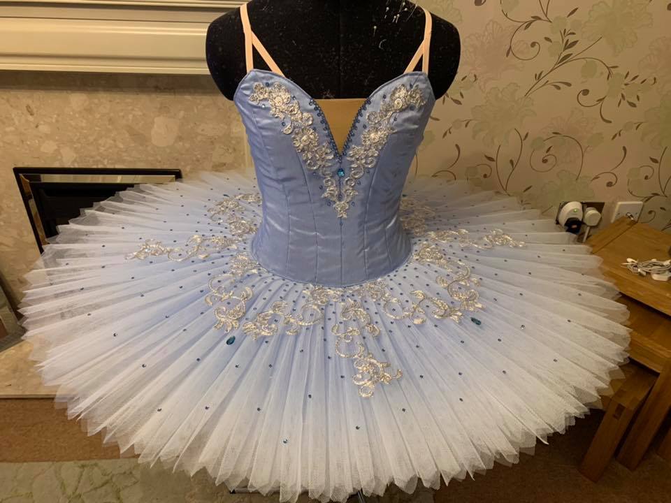 Baby blue tutu
