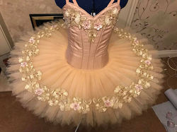Gold and pink tutu