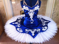 grace brown blue tutu