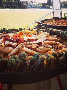 #kaimoana #paella #wedding #party #hawkesbay #crayfish #greenlipmussels #bananaprawns #saf