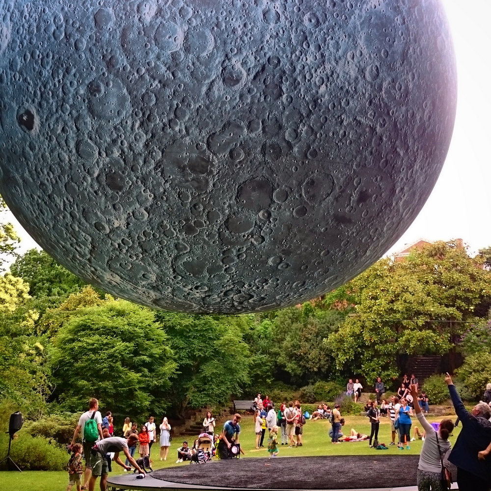 Museum of the Moon was on display