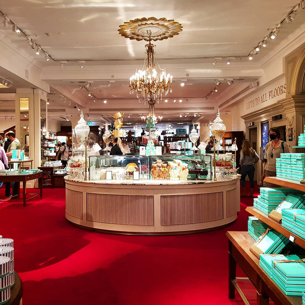 Fortnum and Mason Piccadilly ground floor - The Chocolates and Sweets counter