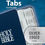 Thumbnail: TABBIES: SILVER-EDGED Bible Tabs