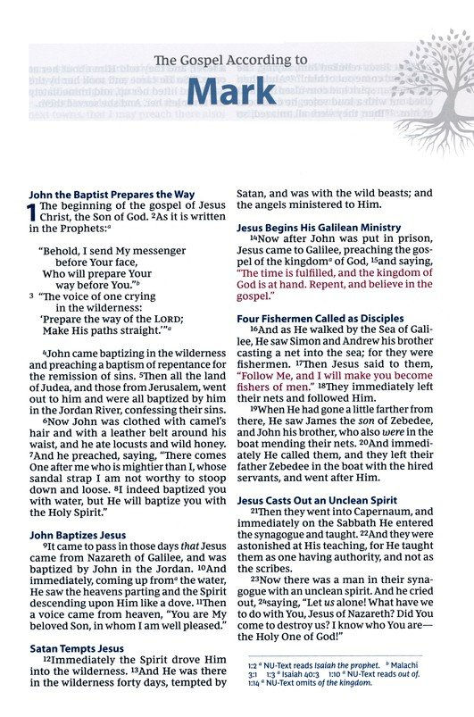 Thumbnail: NKJV: Matthew Henry Daily Devotional Bible, Red Letter, Comfort Print