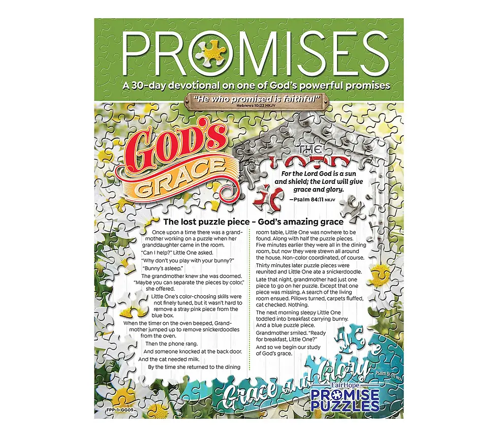 Thumbnail: CHRISTIAN PUZZLE: God's Grace Promise Puzzle