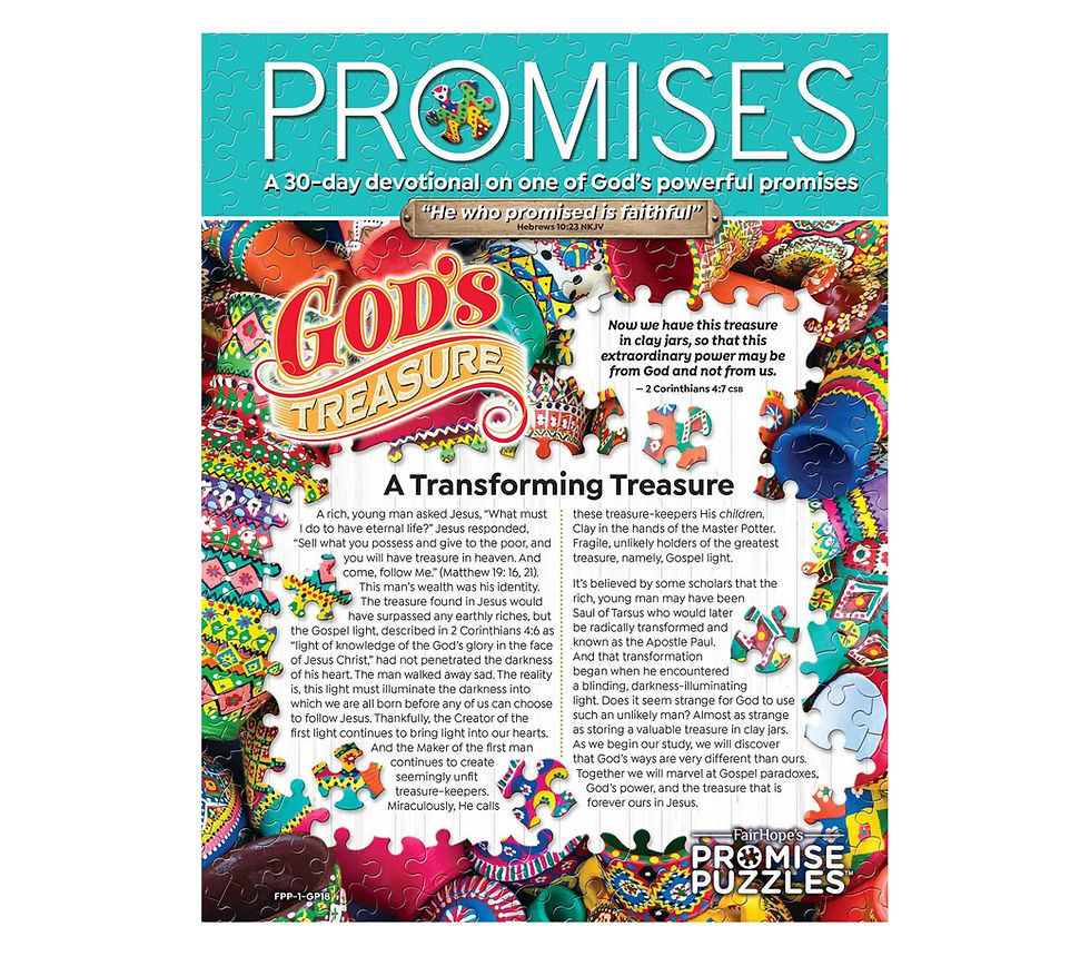 Thumbnail: CHRISTIAN PUZZLE: God's Treasure Promise Puzzle