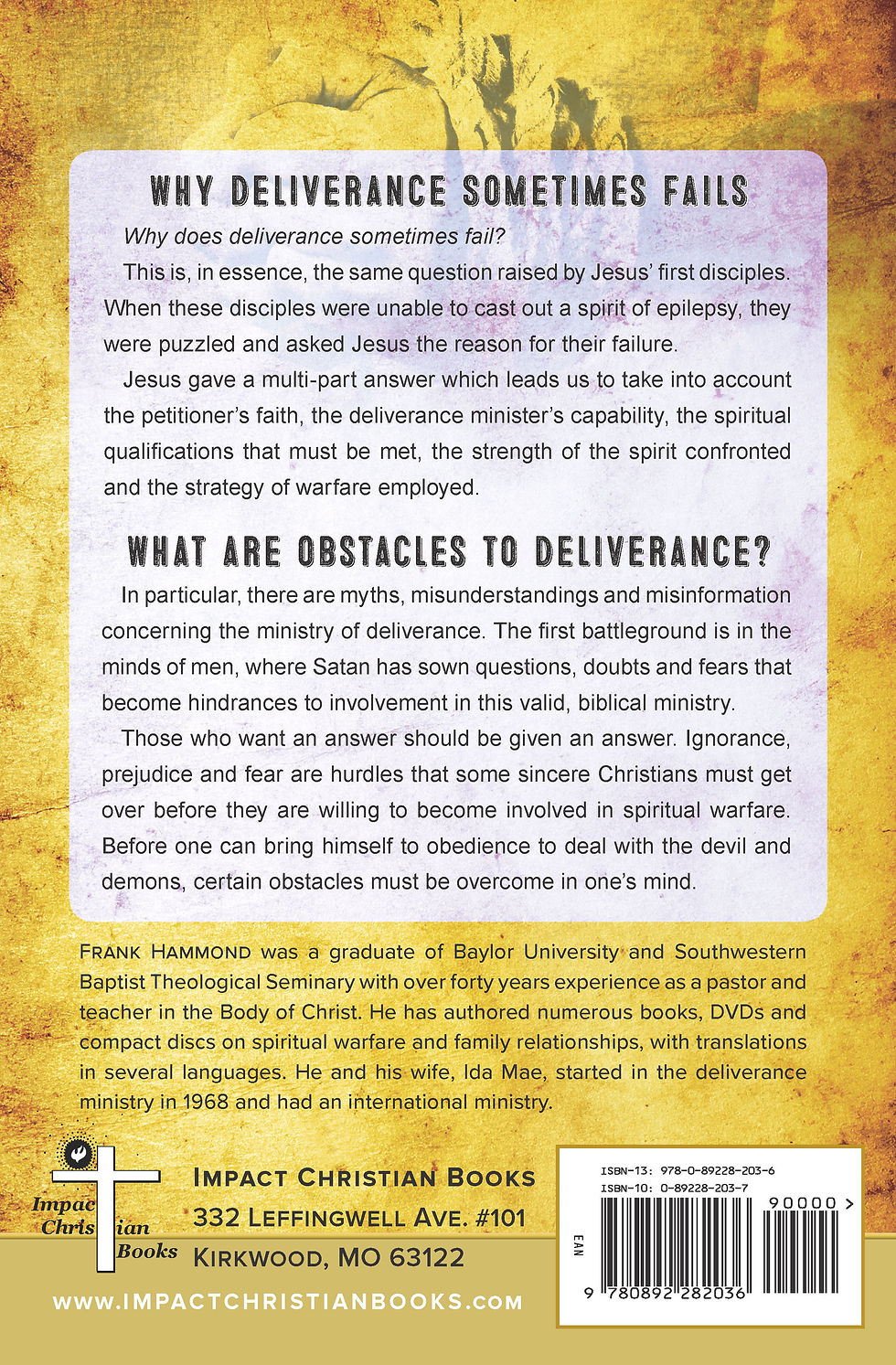 Thumbnail: Obstacles to Deliverance