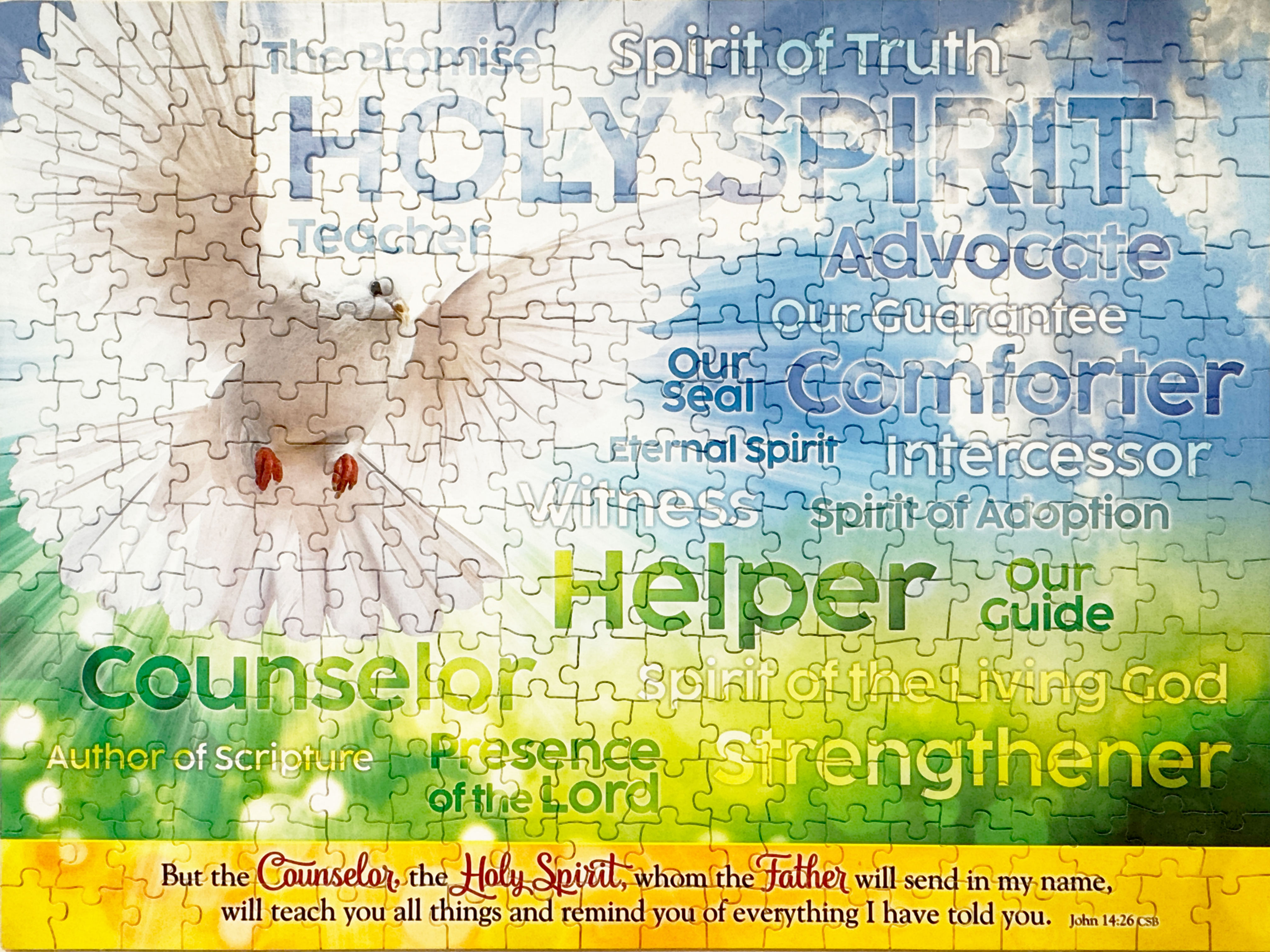 CHRISTIAN PUZZLE: God's Holy Spirit Promise Puzzle