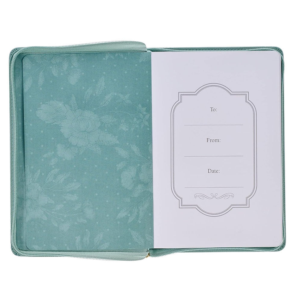 Thumbnail: JOURNAL: Blue Rejoice in the Lord (Phil. 4:4) Classic Zip