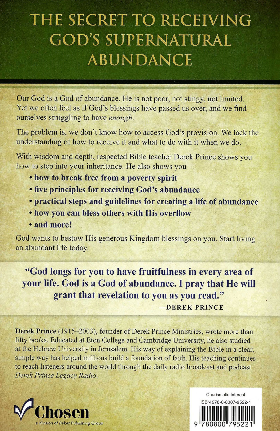 Thumbnail: Promise of Provision