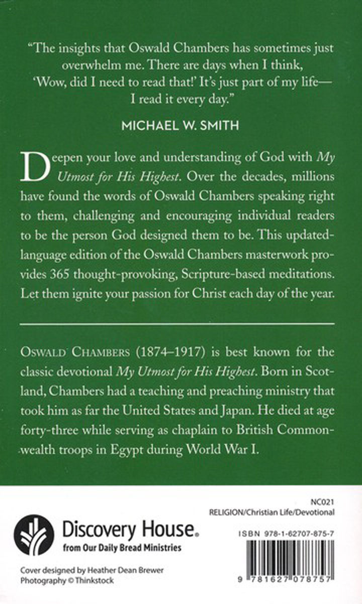 Thumbnail: My Utmost for His Highest: Updated Edition
