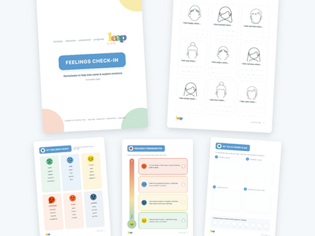New: Feelings Check In Worksheets $12