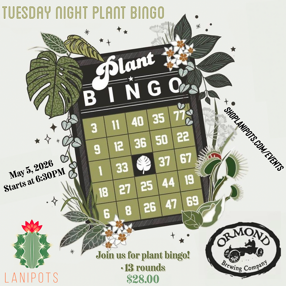 May 5 Plant Bingo OBC!