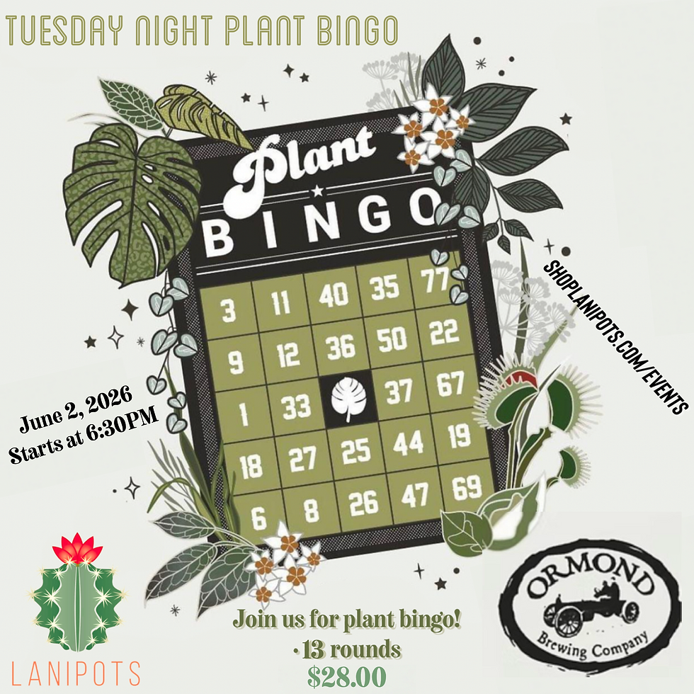June Plant Bingo Tuesday OBC!