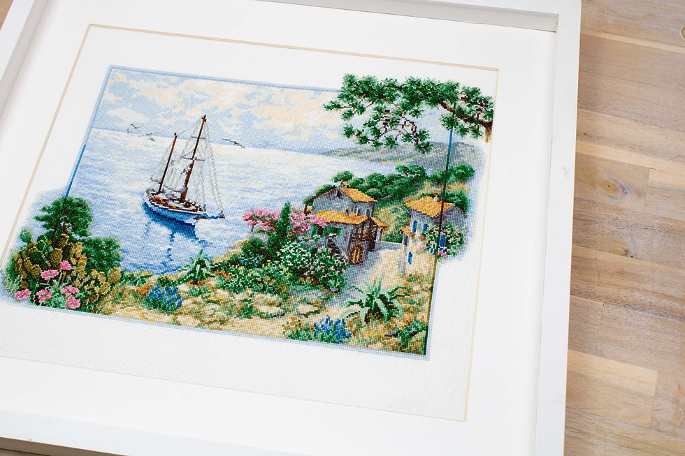 Thumbnail: B2343 Seascape - Cross Stitch Kit Luca-S