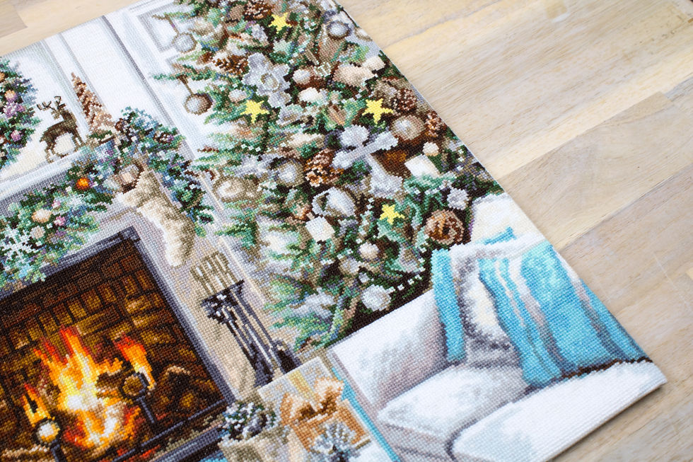Thumbnail: B2394 Christmas Interior - Cross Stitch Kit Luca-S