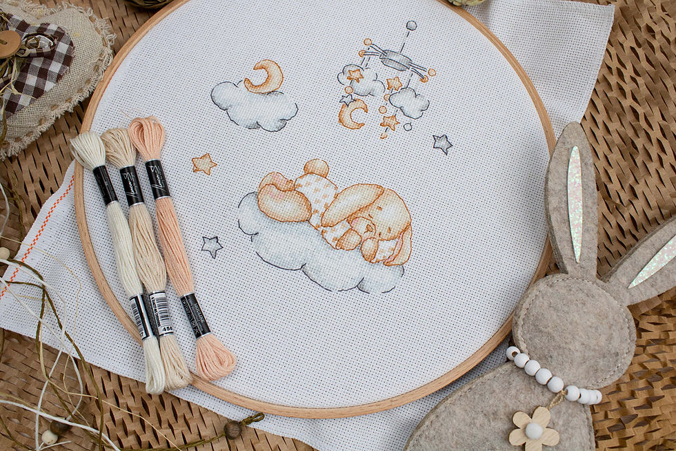 Thumbnail: B1193 Sleepy - Cross Stitch Kit Luca-S