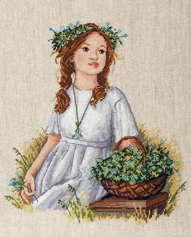 K-143 Forget-Me-Not - Merejka - Kit de punto de cruz