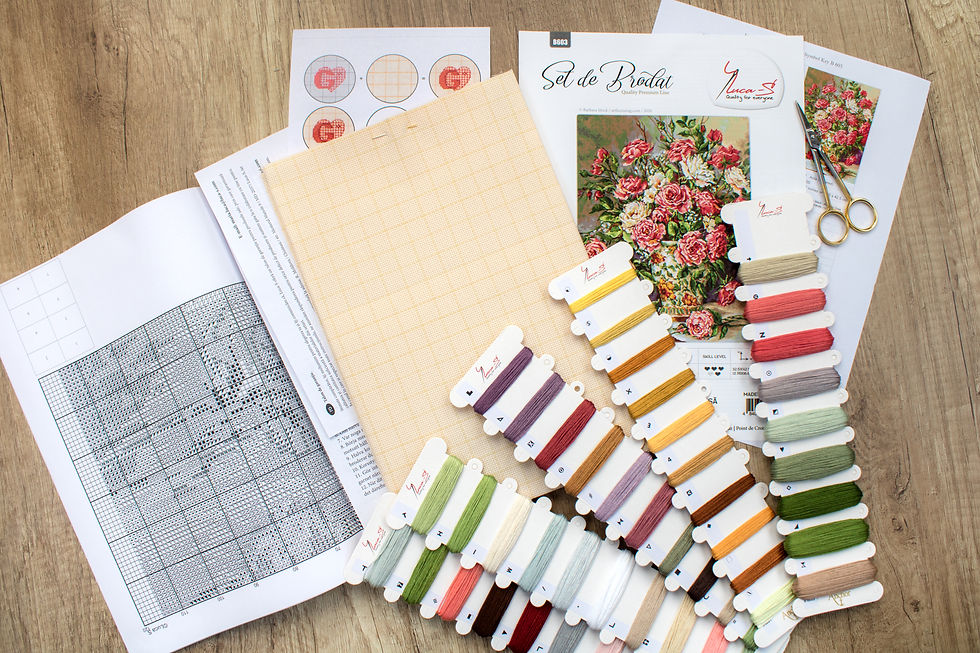 Thumbnail: B603 Posies for the Princess - Cross Stitch Kit Luca-S