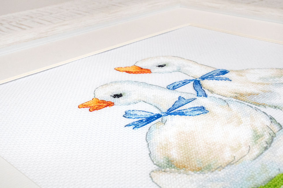 Thumbnail: B1140 Geese - Cross Stitch Kit Luca-S