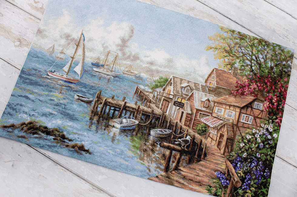 Thumbnail: Cross Stitch Kit Luca-S - Mariner's Haven B2405