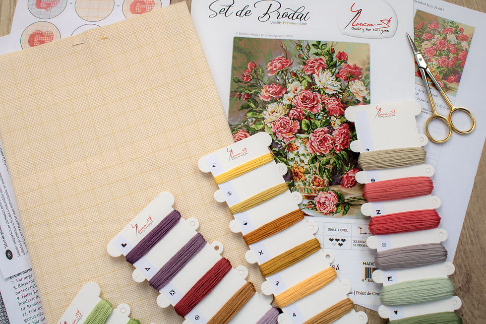 Thumbnail: B603 Posies for the Princess - Cross Stitch Kit Luca-S